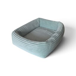 Hundekorb Kuschelcord rechteckig