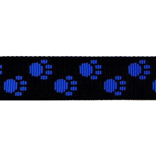 Schwarz mit blauen Pfoten